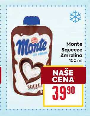 Monte Squeeze Zmrzlina 100 ml
