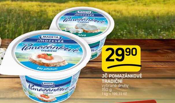 MADETA JČ POMAZÁNKOVÉ TRADIČNÍ 150g
