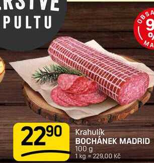 Krahulik BOCHÁNEK MADRID 100g