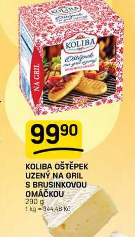 KOLIBA OŠTĚPEK UZENÝ NA GRIL S BRUSINKOVOU OMÁČKOU 290g