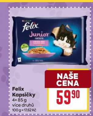 Felix Kapsičky 4× 85 g