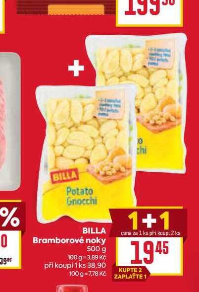 BILLA Bramborové noky 500 g
