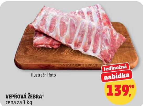 VEPŘOVÁ ŽEBRA, 1 kg