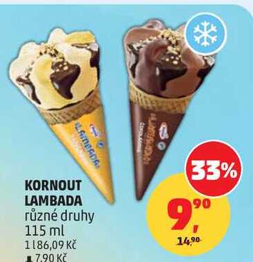 KORNOUT LAMBADA různé druhy, 115 ml