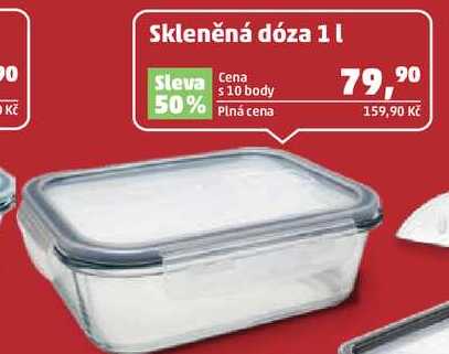 Skleněná dóza, 1 l