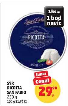 SÝR RICOTTA SAN FABIO, 250 g