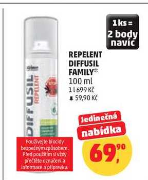 REPELENT DIFFUSIL FAMILY, 100 ml