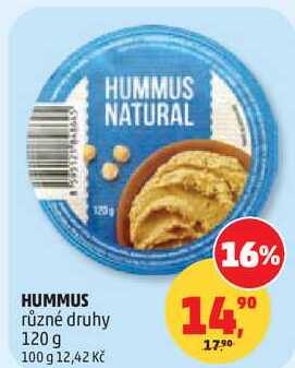HUMMUS různé druhy, 120 g