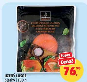 UZENÝ LOSOS plátky, 100 g