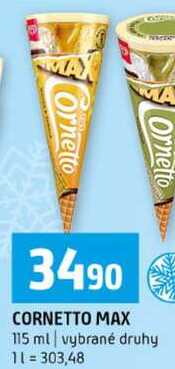 CORNETTO MAX 115 ml vybrané druhy