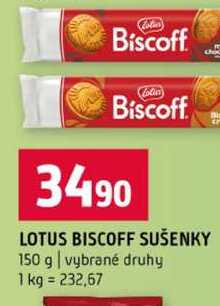 LOTUS BISCOFF SUŠENKY 150 g vybrané druhy
