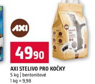 AXI STELIVO PRO KOČKY 5 kg bentonitové
