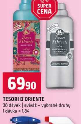 TESORI D'ORIENTE 38 dávek aviváž vybrané druhy 