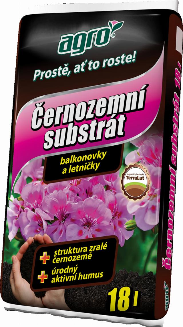 Černozemní substrát pro balkónové rostliny objem: 18 l