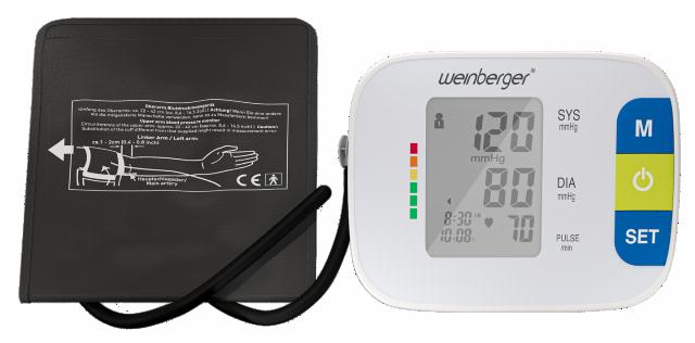 WEINBERGER Tlakoměr na paži pro obvod paže: 22 - 42 cm