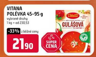 VITANA POLÉVKA 45-95 g vybrané druhy