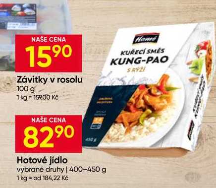 Hamé Hotové jídlo vybrané druhy 400-450 g