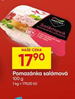 GASTRO Pomazánka salámová 100g