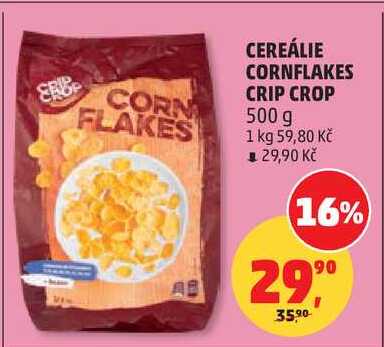 CEREÁLIE CORNFLAKES CRIP CROP, 500 g  