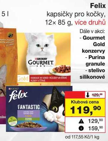 Felix kapsičky pro kočky, 12x 85 g