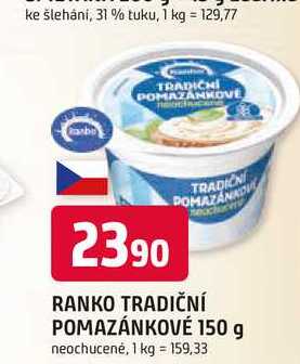 RANKO TRADIČNÍ POMAZÁNKOVÉ 150 g 