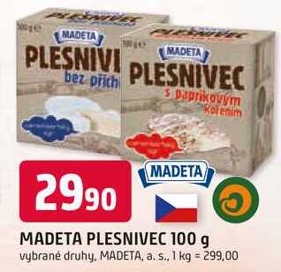 MADETA PLESNIVEC 100 g