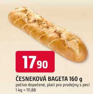 ČESNEKOVÁ BAGETA 160 g