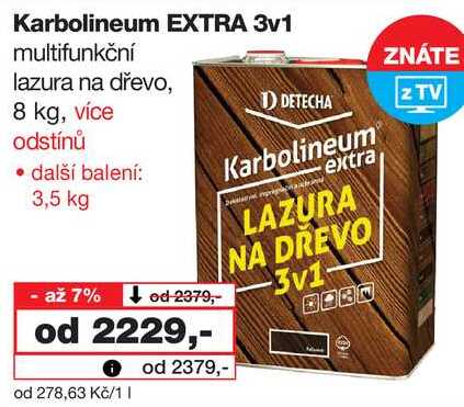Karbolineum EXTRA 3v1, 8 kg