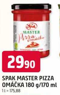 SPAK MASTER PIZZA OMÁČKA 180 g/170 ml