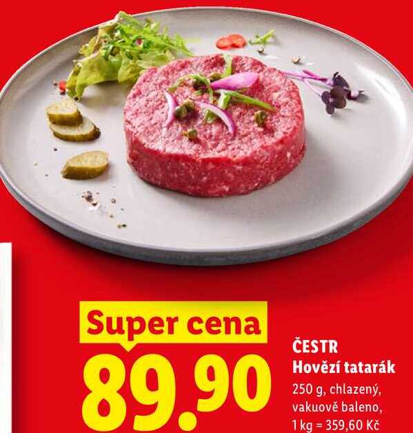 ČESTR Hovězí tatarák, 250 g