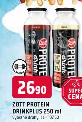 ZOTT PROTEIN DRINKPLUS 250 ml