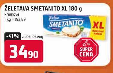 SMETANITO XL 180 g krémové 