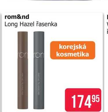 rom&nd Long Hazel řasenka