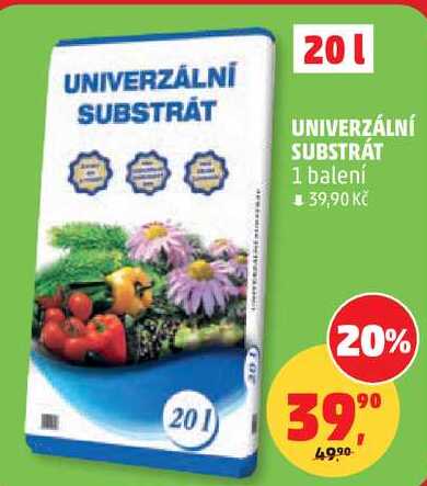 UNIVERZÁLNÍ SUBSTRÁT, 20 l