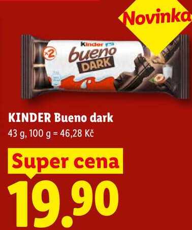 KINDER Bueno dark, 43 g