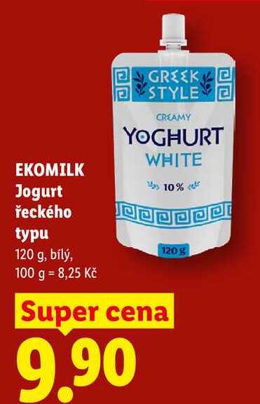 EKOMILK Jogurt řeckého typu, 120 g