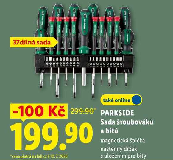 PARKSIDE Sada šroubováků a bitů 
