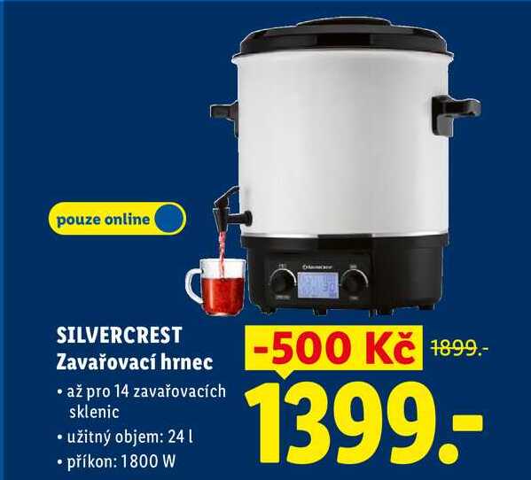 SILVERCREST Zavařovací hrnec 