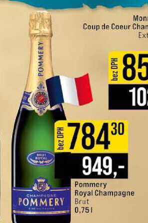 Pommery Royal Champagne Brut 0,75l