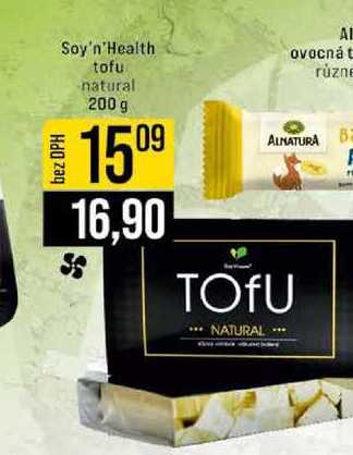 Soy'n'Health tofu natural 200 g