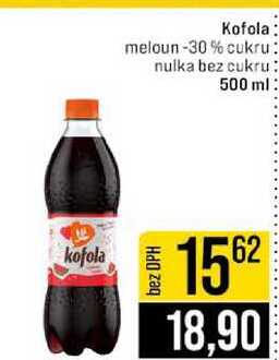 Kofola meloun-30% cukru nulka bez cukru 500 ml