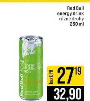 Red Bull energy drink různé druhy 250 ml