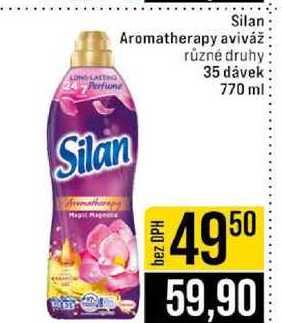 Silan Aromatherapy aviváž různé druhy 35 dávek 770 ml
