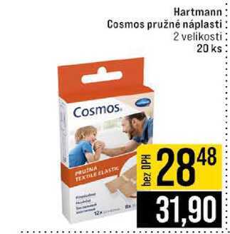 Hartmann Cosmos pružné náplasti 2 velikosti 20 ks 