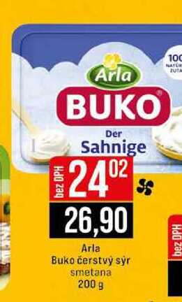 Arla Buko čerstvý sýr smetana 200 g