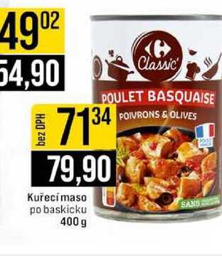 Kuřecí maso po baskicku 400 g