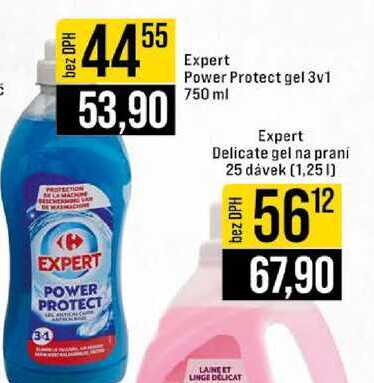 Expert Delicate gel na prani 25 dávek 1,25l