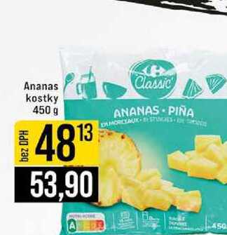 Ananas kostky 450 g