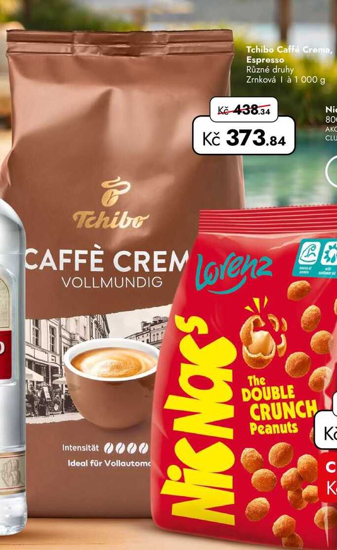 Tchibo Caffé Crema, Espresso Různé druhy Zrnková 1000 g