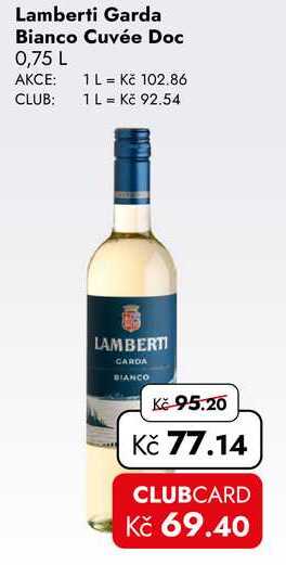 Lamberti Garda Bianco Cuvée Doc 0,75 L
